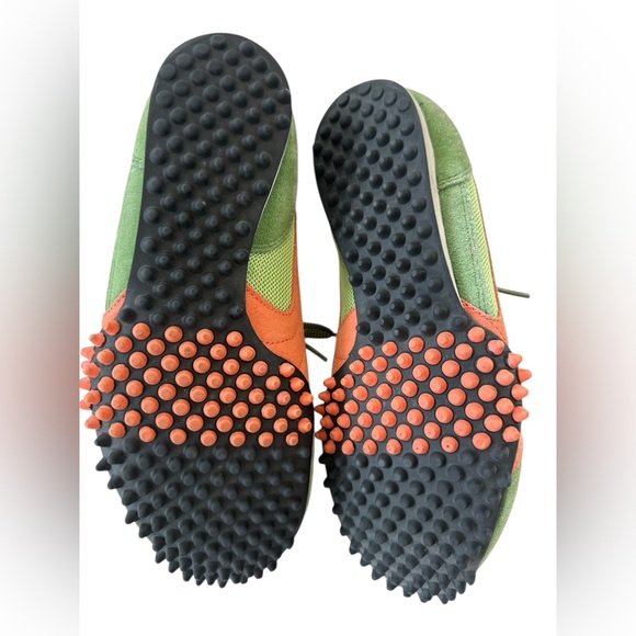 Puma 5000m Suede Running Sneakers In Green & Orange - Picture 11 of 11